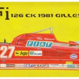 2019Ferrari126CK1981G.Villeneuveplaquedecontreplaquede68e